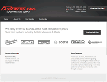 Tablet Screenshot of fastenerslv.com